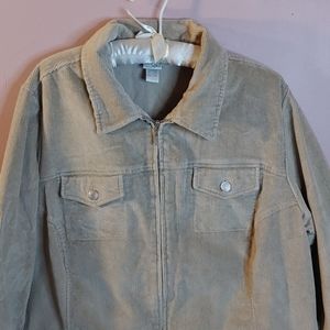 Tan Zipper Jacket